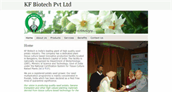 Desktop Screenshot of kfbiotech.com